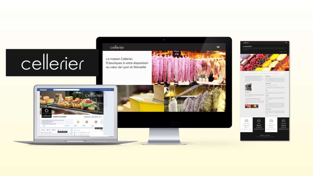 Création de site internet de l’agence web Digital Cover Lyon pour Cellerier