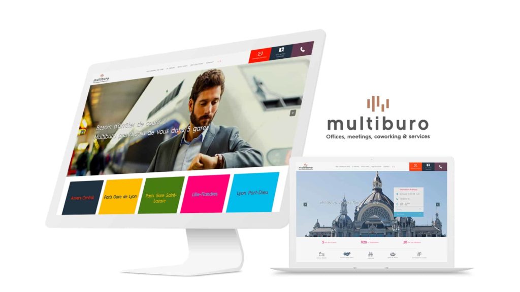 Création de site internet de l’agence web Digital Cover Lyon pour Multiburo